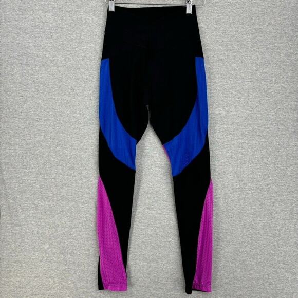 Booty Queen Leggings Womens Small Multicolored Athletic Gym Running Activewear - Picture 1 of 13
